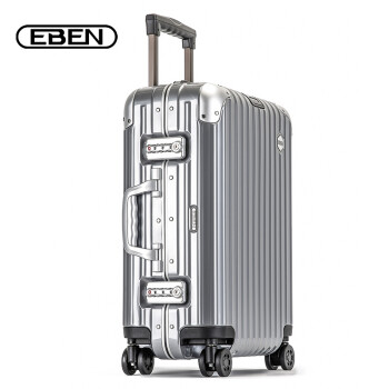 【功能解读】
EBEN20寸PC铝框拉杆箱万向轮行李箱男士女士铝镁合金包角登机旅行箱26英寸32英寸 典雅灰 20吋 标准登机箱 短途评测性价比高吗？怎么样？太纠结了，到底值得买吗？

