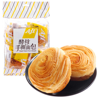 Aji酵母手撕面包蛋奶味338g 8枚装 袋 Aji 饼干蛋糕零食糕点酵母手撕面包蛋奶味338g 8枚装 袋 行情报价价格评测 京东