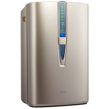 夏普也玩土豪金：SHARP KC-W380S-N 加湿型空气净化器开箱，简单对比Z380SW和WB6