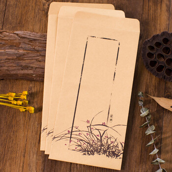 仕林轶语 古风信封 中国风古典文艺复古创意情书唯美信筏仿古牛皮纸