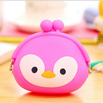 钱包 卡通零钱包 零钱包 2号粉企鹅 一个