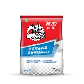 德高彩色防霉瓷砖缝隙填缝料2kg勾缝剂 美缝剂 透明马赛克填缝剂 1