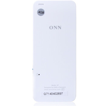 
                                        欧恩（ONN）Q7\4G 1.8英寸MP4 超薄支持双无损 纯音MP3播放器 蓝色                