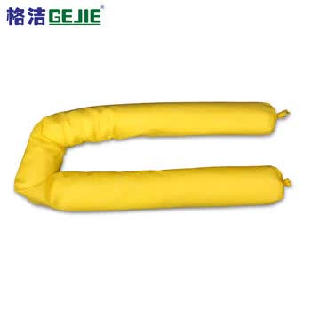 格洁 934120化学品类条形吸液棉拦截吸液条应急泄漏吸附 直径7.6cm×120cm×16条/箱