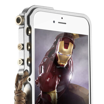 潮壳 6plus手机壳金属边框苹果6S手机套 适用