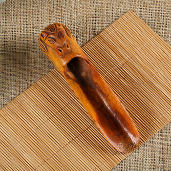 【m宓蝶】 牛骨茶勺 手工骨雕工艺品勺 茶铲茶叶勺子茶匙茶具配件