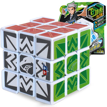 奥迪双钻魔方3阶机器人变形玩具比赛动脑入门魔方闪电暴鲨