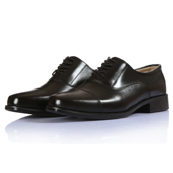 正装07军官三接头皮鞋制式校尉皮鞋常服士官三尖头士兵皮鞋 q 黑色a款