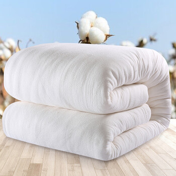 九洲鹿 被芯家纺 纯新疆长绒棉花冬被被胎双人棉花被子被芯 200*230cm