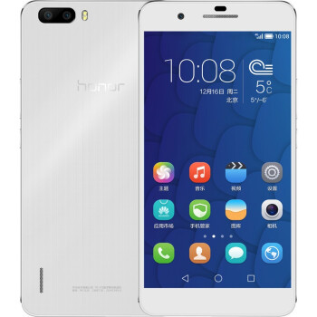 【移动购机赠费】荣耀 6 Plus (PE-TL00M) 3GB内存标准版 白色 移动4G手机 双卡双待