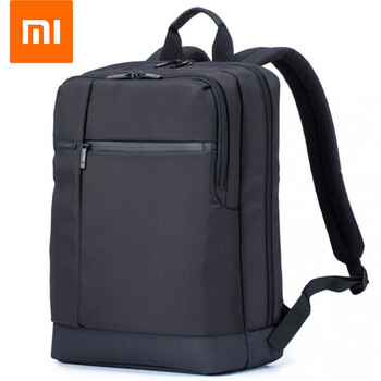 小米(mi)背包双肩包 经典商务大容量笔记本电脑包男女休闲双肩包 黑色