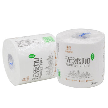 幸福阳光 有芯卷纸 无添加 3层180克*36粒(整箱销售)