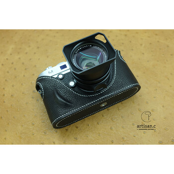 艾帛利 徕卡 leica m240 大m m240p m-p typ246 mm皮套相机包 黑色蜡