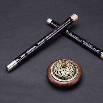 音乐乐器民族乐器竹笛演奏黑紫檀笛子横笛木笛 c