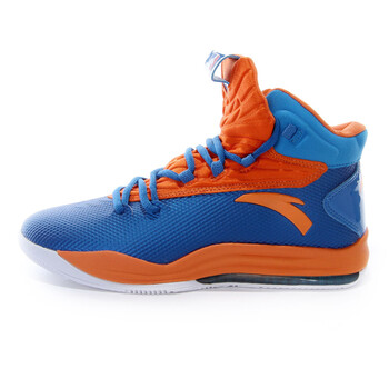 安踏(anta)篮球鞋nba帕森斯2代战靴耐磨运动鞋男11441310 宝蓝/阳光橙