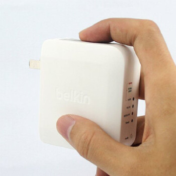 
                                        贝尔金（BELKIN）F9K1005zh 便携迷你旅行 无线 路由器 带USB口可充电                