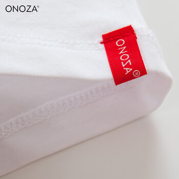 ONOZA2016新款女装夏季T恤女夏短袖 驯鹿简约印花圆领修身薄款t桖学生潮 白色 L