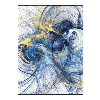 客厅装饰画现代简约三联画餐厅壁画沙发背景墙画有框画线条抽象画 b