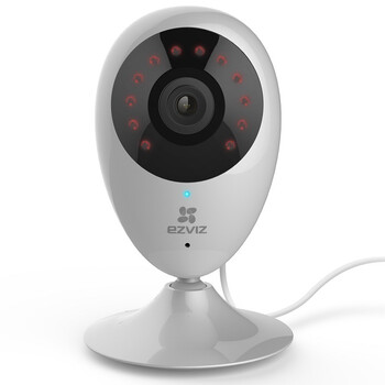 
                                                                                萤石（EZVIZ）C2C高清夜视版 摄像头 无线智能网络摄像机 wifi远程监控防盗家居摄像头                
