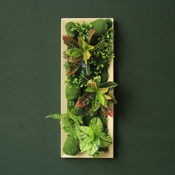 墙面装饰3d立体 壁挂植物仿真植物墙绿植墙壁装饰工业风咖啡厅 8030-c