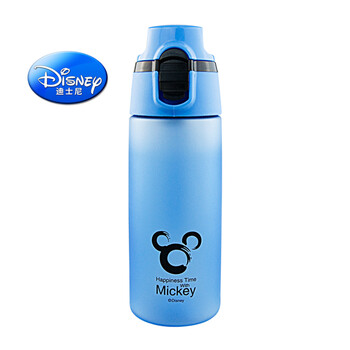 
                                                                                迪士尼（Disney） 迪士尼水杯夏塑料杯便携创意儿童运动直饮杯学生水壶卡通随手杯子 500ML蓝色5829                