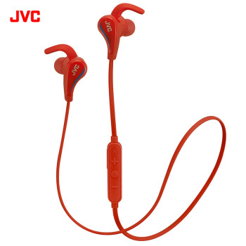 杰伟世（JVC）HA-ET800BT 蓝牙入耳式手机耳机 无线运动耳麦 红色