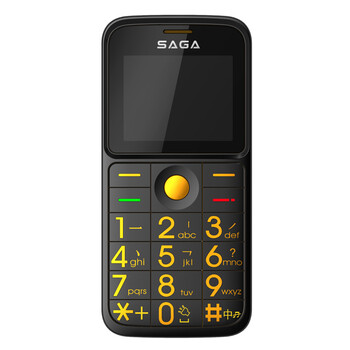 传奇(SAGA) A820 移动/联通2G老年人手机 双卡双待 黑色 标配版