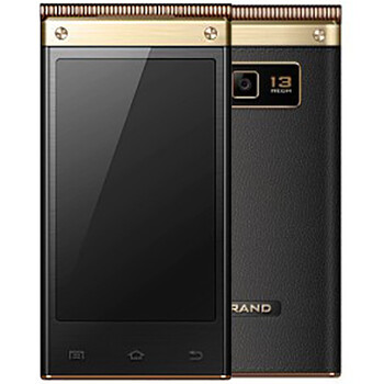 沃普丰（WELLPHONE）W2014E 商务翻盖 老人机 咖啡色