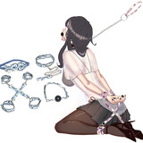 捆绑绳sm女性床上束缚刑具情趣用品调情眼罩项圈分腿器乳夹皮鞭道具