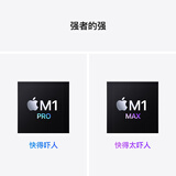 Apple MacBook Pro 16英寸 M1 Pro芯片(10核中央处理器 16核图形处理器) 16G 512G 深空灰 笔记本电脑 轻薄本 MK183CH/A
