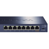 TP-LINK 云交换TL-SG2008 8口全千兆Web网管 云管理交换机 网线分线器 分流器