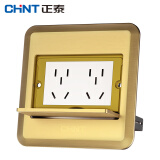 正泰（CHNT）NED3-30200 铜制地插 隐藏式地板插座 方形120×120mm