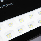 佛山照明（FSL）LED投光灯户外防水投射灯园林景观亮化泛光灯100W黄光3000K反光杯FZ58