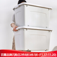 BELO百露塑料收纳箱48L*3件