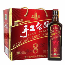 塔牌手工冬酿八年陈花雕酒半干型黄酒500ml*6瓶*2件