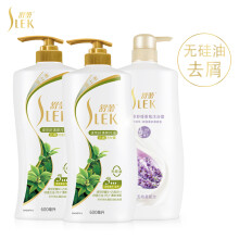 SLEK舒蕾绿茶籽去屑洗沐套装600ml*2+薰衣草香氛650ml+凑单品+凑单品