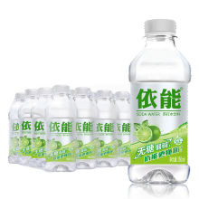 依能青柠味无糖无汽弱碱苏打水饮料350ml*24瓶*3件