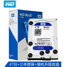 WD 西部数据 蓝盘 台式机硬盘 4TB（WD40EZRZ）