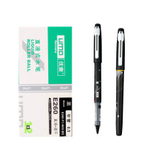 UMA 优麦 E260 直液式中性笔 0.5mm 黑色 12支 +凑单品