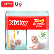凑单品：Nuby努比婴儿湿巾10片*10包*2件