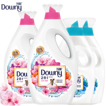 限地区：Downy当妮2合1柔顺香水洗衣液套装（1.9kg×2+700g×2）*2件