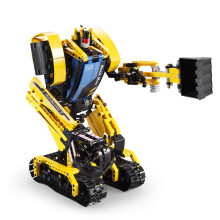 DOUBLEE双鹰巨石机器人遥控积木挖掘机C51026+凑单品