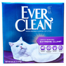 EverClean蓝钻宠物猫砂膨润土砂速凝紫标11.3KG
