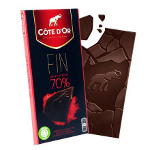 COTE D’OR 克特多 金象 70%黑巧克力 100g  *2件