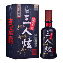 泸州老窖 三人炫 优选精酿 浓香型白酒 52度 500ml *2件