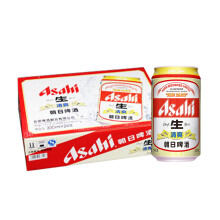 Asahi朝日清爽生啤酒330ml24听*3件