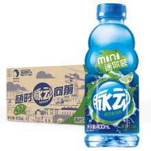 Mizone 脉动 青柠口味 维生素饮料 400ml*15瓶