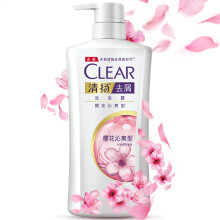 CLEAR 清扬 去屑洗发露 樱花沁爽型 500g *3件