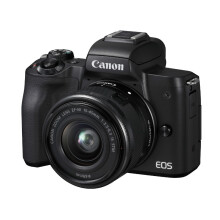 佳能微单（Canon）EOS M50（15-45镜头黑色套机）（DIGIC 8处理器 2410万像素 全像素双核对焦 旋转触控LCD）