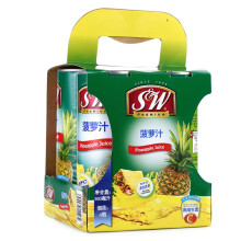 S&W 优实 NFC菠萝汁 240ml*4罐 *5件